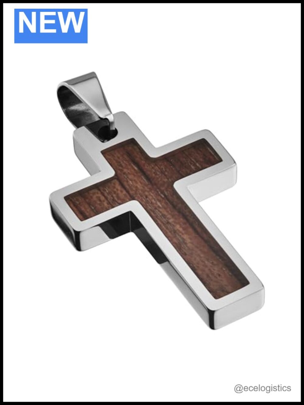 Tungsten Cross Cuban Necklace Gold Plated 16-28 inch